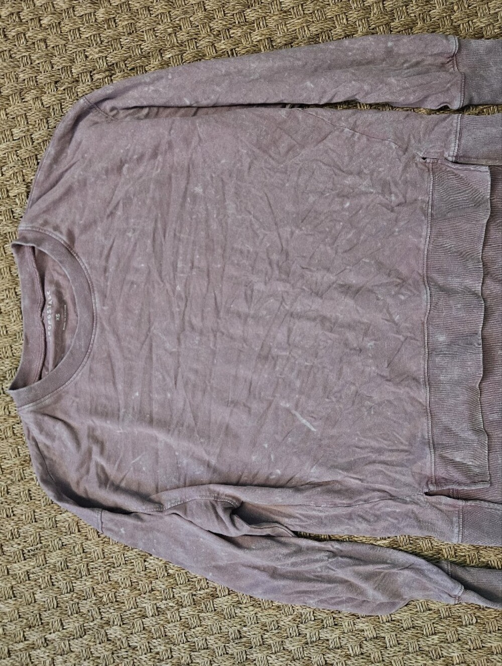 Aeropostale Womens Crewneck Sweater in Dusty Mauve